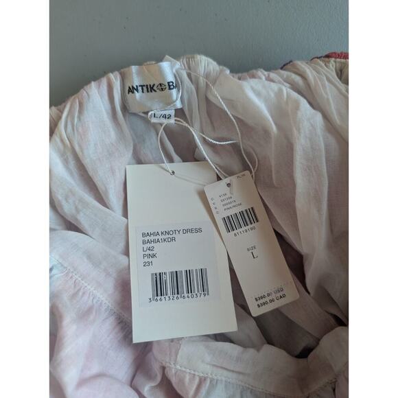 NWT Antik Batik Bahia Cutout Ruffle Maxi Dress Size US L EU 42 Floral #MD433 - Picture 7 of 11